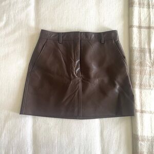 Aritzia Babaton Brown Skirt - 8